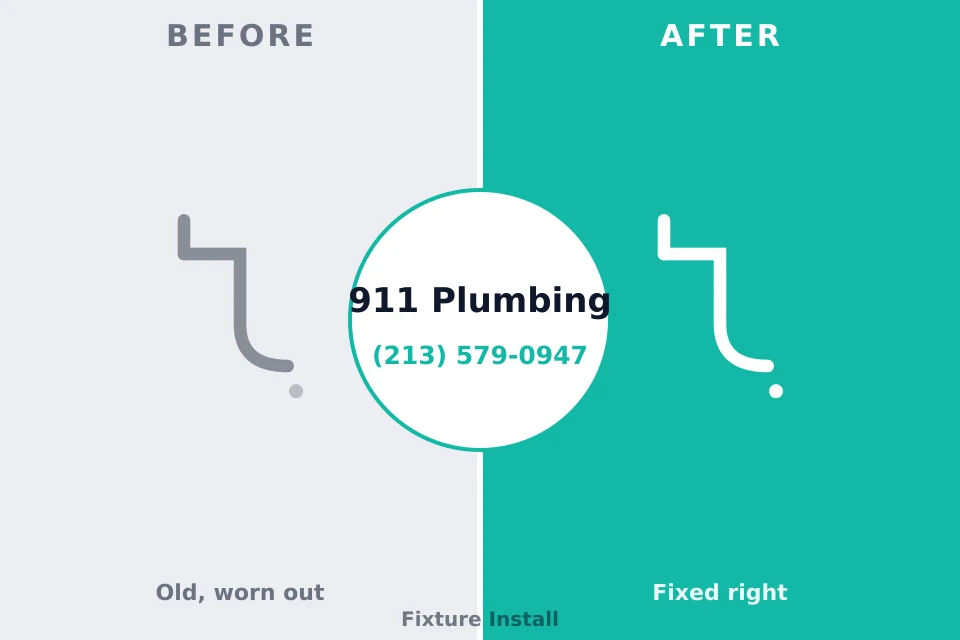 Before and after: plumbing company Milan, NM